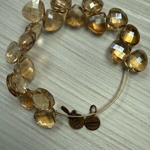 Alex and Ani Gold-jeweled Bracelet